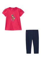 Kids Logo T-Shirt & Leggings Set